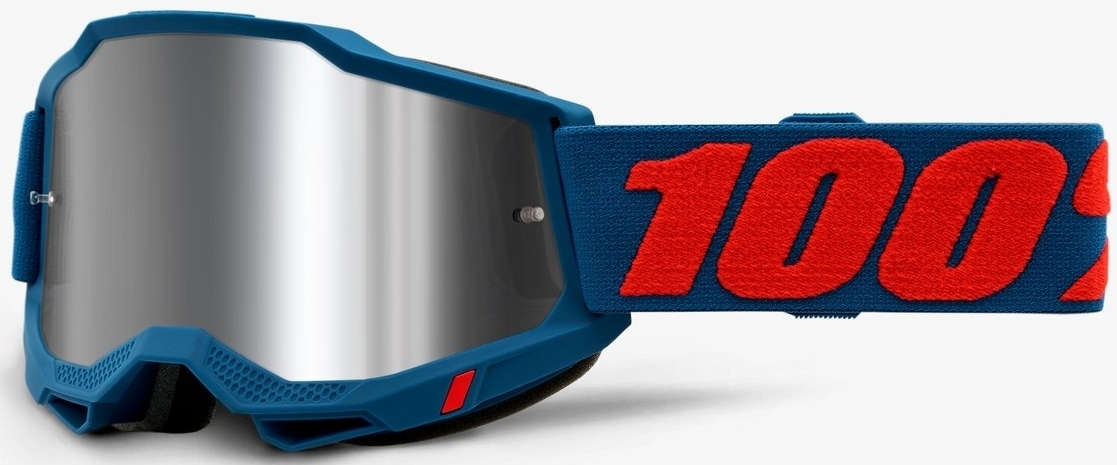 100- Accuri 2 Extra Odeon Motocross Brille- rot-blau- rot-blau Motorrad