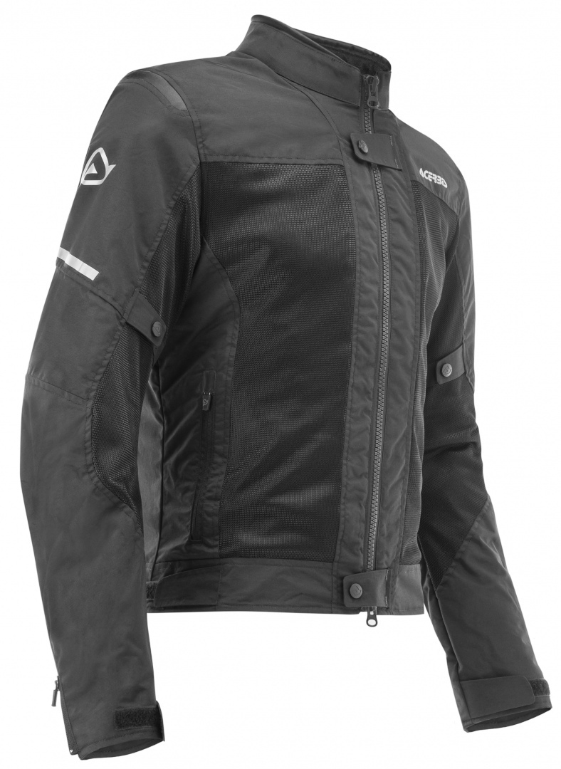 Acerbis Ramsey Vented Damen Motorrad Textiljacke- schwarz- Grsse L- schwarz- Grsse L Motorrad