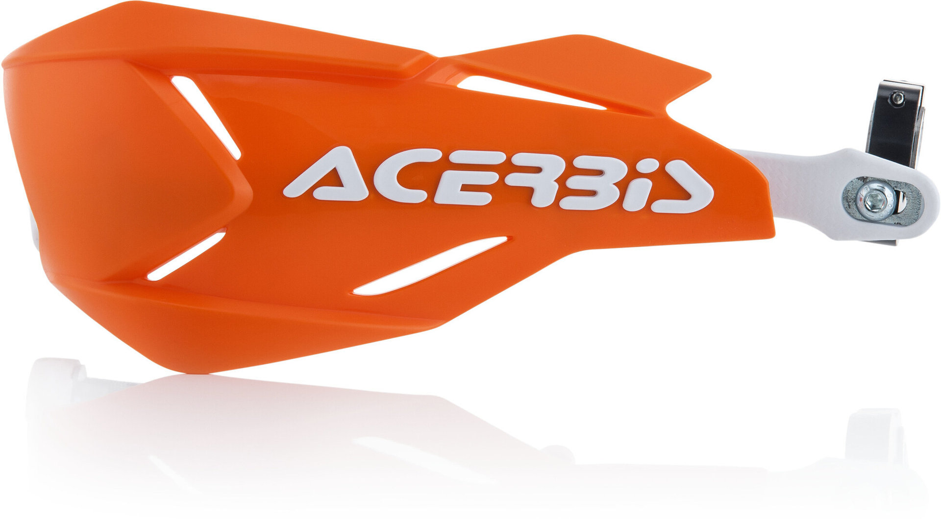 Acerbis X-Factory Handschutz- weiss-orange- weiss-orange Motorrad