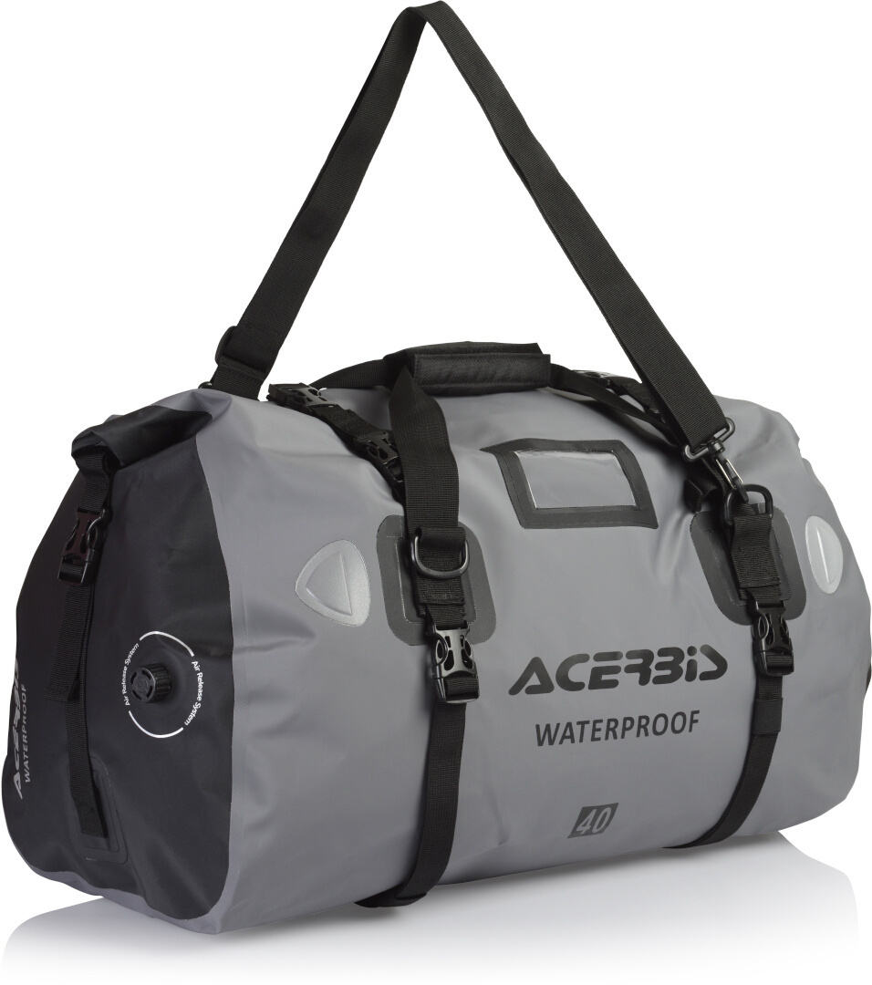 Acerbis X-Water 40L Tasche- schwarz-grau- Grösse 31-40l- schwarz-grau- Grösse 31-40l Motorrad