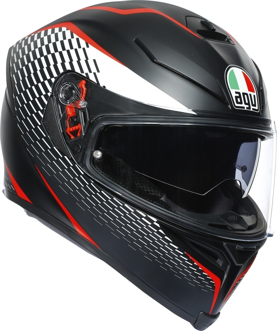 AGV K-5 S Thunder Helm- schwarz-weiss- Grsse 2XL- schwarz-weiss- Grsse 2XL Motorrad