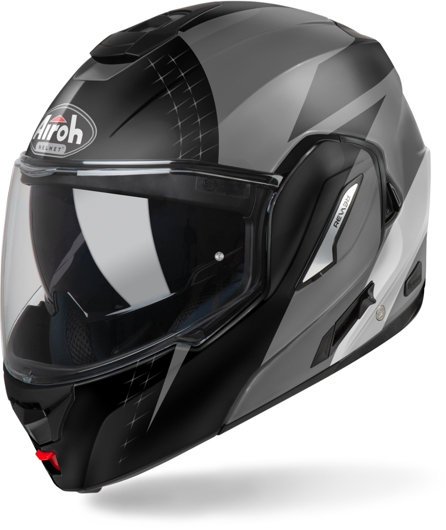 Airoh Rev 19 Leaden Klapphelm- schwarz-grau- Grsse XS- schwarz-grau- Grsse XS Motorrad