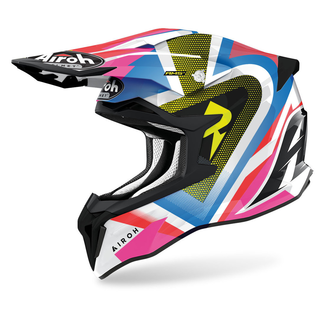 Airoh Strycker View Motocross Helm- mehrfarbig- Grösse XS- mehrfarbig- Grösse XS Motorrad
