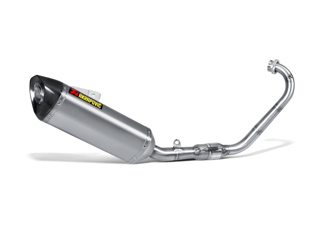 Akrapovic Slip-On Racing Line Titanium Auspuffanlage- silber- silber Motorrad