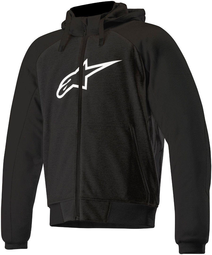 Alpinestars Chrome Sport Motorrad Hoodie- schwarz- Grsse 2XL- schwarz- Grsse 2XL Motorrad