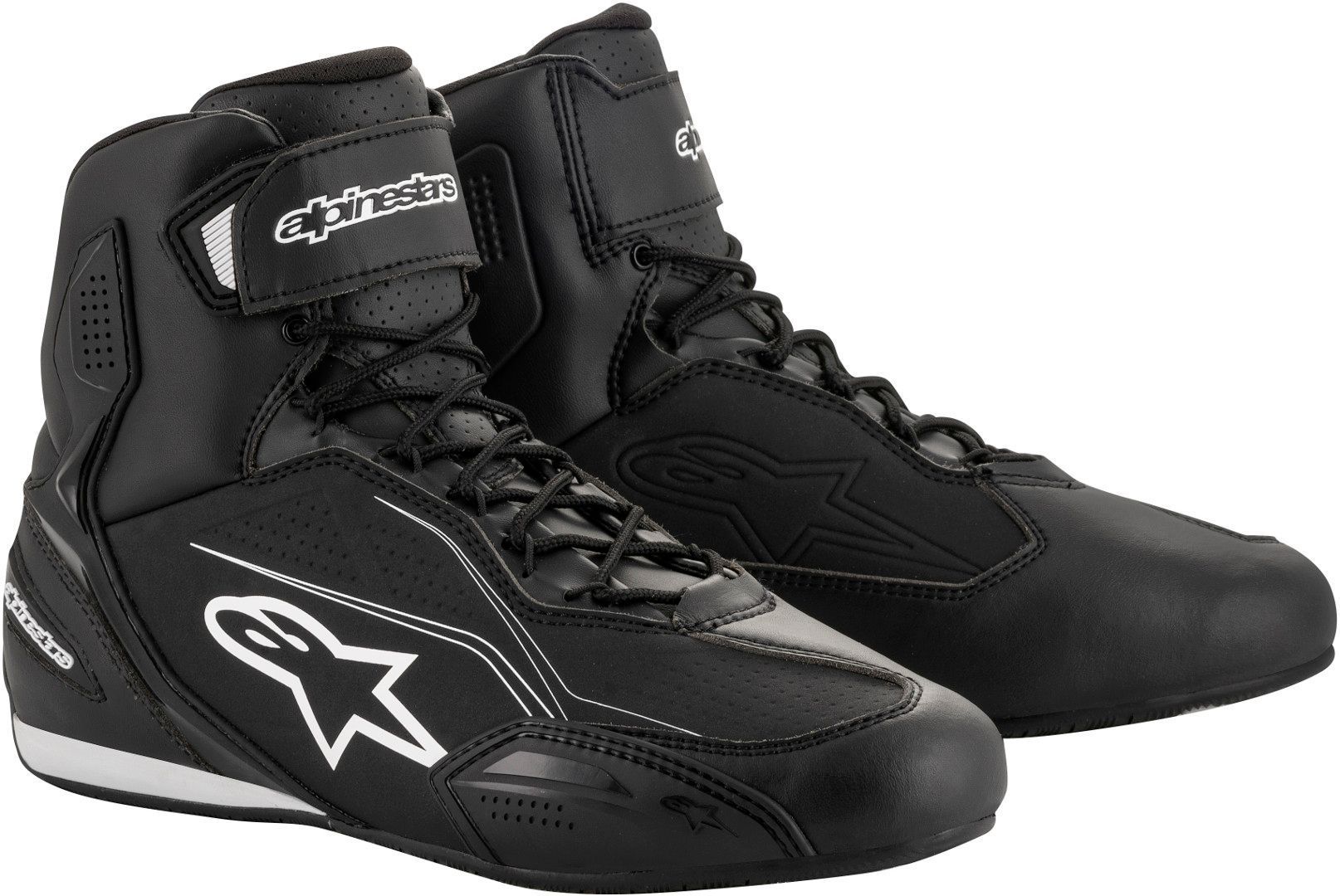 Alpinestars Faster-3 Motorradschuhe- schwarz-weiss- Grsse 45 46- schwarz-weiss- Grsse 45 46 Motorrad