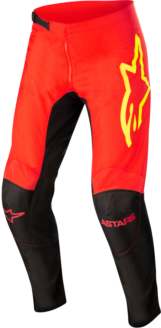 Alpinestars Fluid Tripple Motocross Hose- schwarz-rot-gelb- Grsse 28- schwarz-rot-gelb- Grsse 28 Motorrad