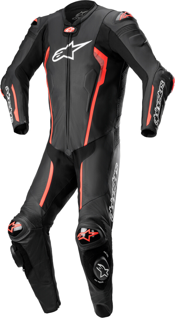 Alpinestars Missile V2 1-Teiler Motorrad Lederkombi- schwarz-rot- Grsse 48- schwarz-rot- Grsse 48 Motorrad