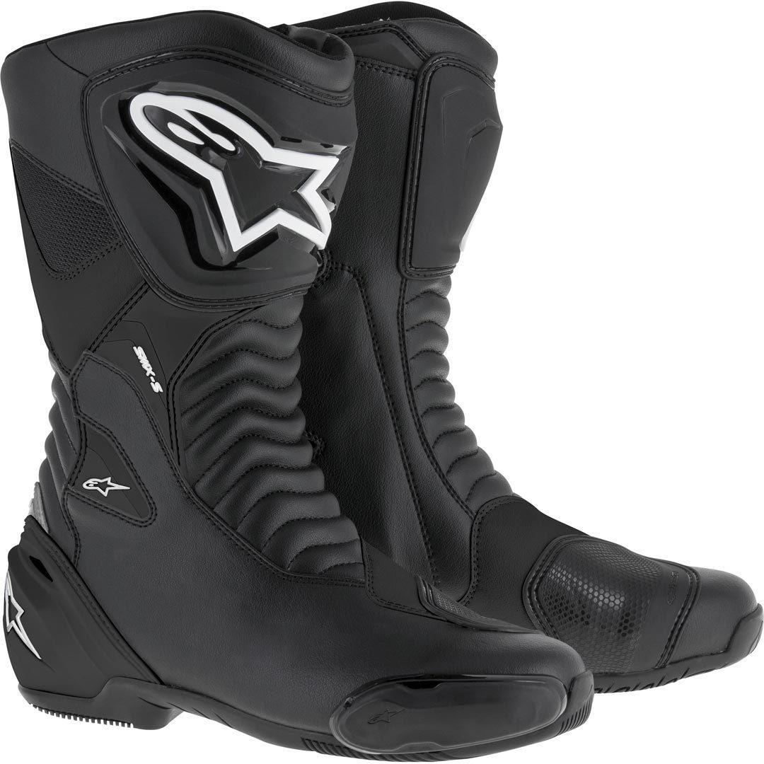Alpinestars SMX S Motorradstiefel- schwarz- Grsse 40- schwarz- Grsse 40 Motorrad