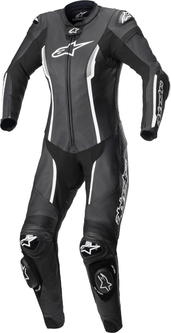 Alpinestars Stella Missile V2 1-Teiler Motorrad Damen Lederkombi- schwarz-weiss- Grsse 38- schwarz-weiss- Grsse 38 Motorrad