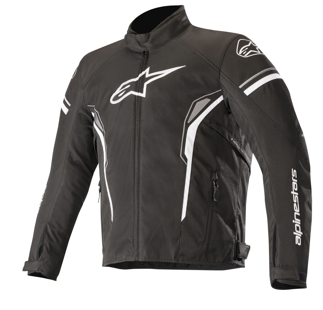Alpinestars T-SP-1 Wasserfeste Motorrad Textiljacke- schwarz-weiss- Grsse S- schwarz-weiss- Grsse S Motorrad