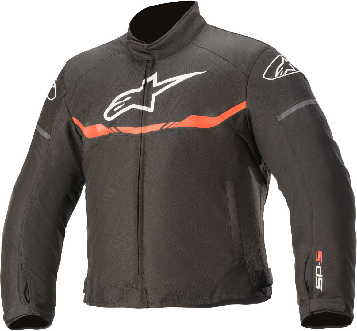 Alpinestars T-SPS Wasserdichte Kinder Motorrad Textiljacke- schwarz-rot- Grsse 62- schwarz-rot- Grsse 62 Motorrad