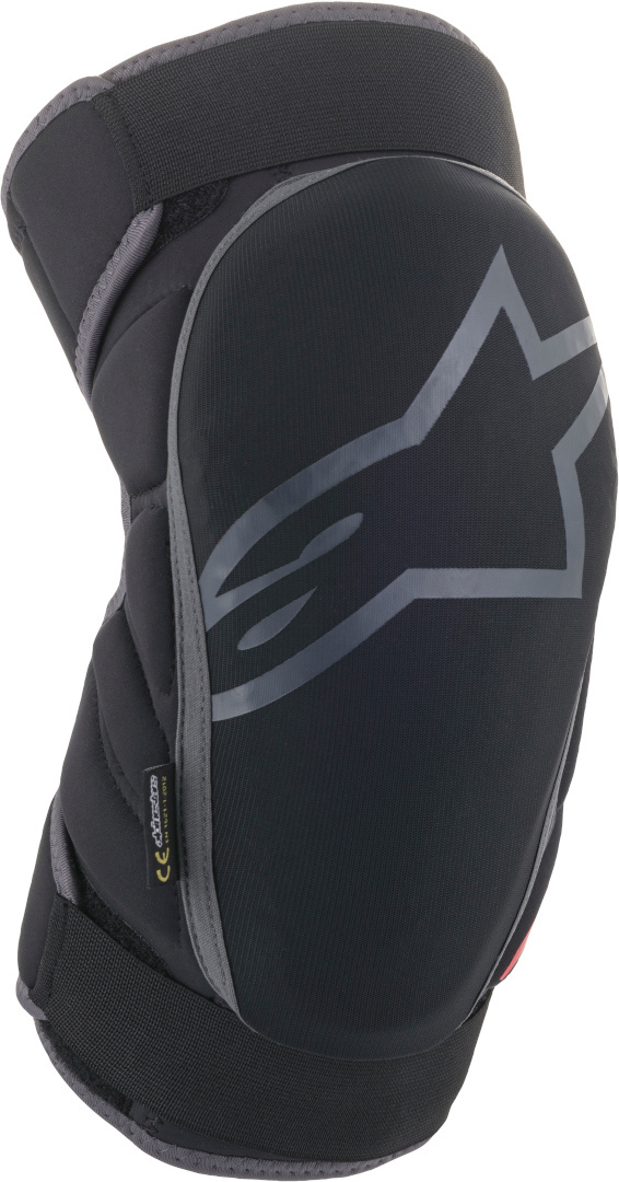 Alpinestars Vector Knieprotektoren- schwarz-grau- Grsse S M- schwarz-grau- Grsse S M Motorrad