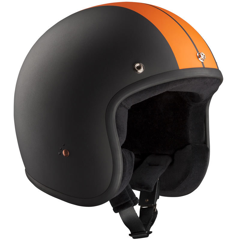 Bandit ECE Jet Race Jethelm- schwarz-orange- Grsse XS- schwarz-orange- Grsse XS Motorrad