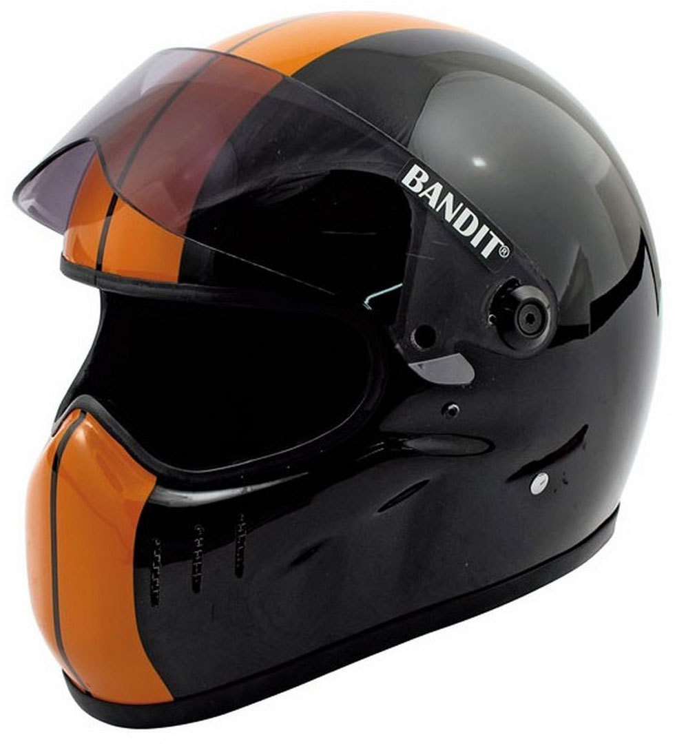 Bandit XXR Race Motorradhelm- schwarz-orange- Grsse S- schwarz-orange- Grsse S Motorrad