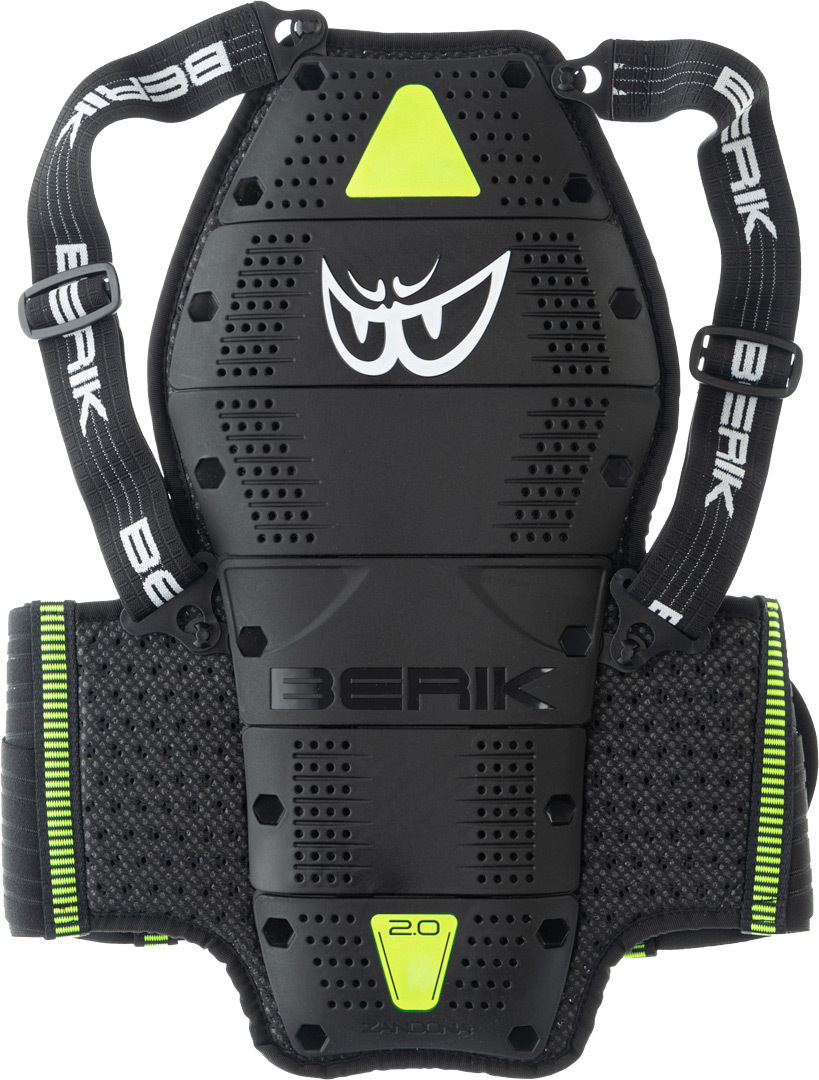 Berik Protect-X Rckenprotektor- schwarz-gelb- Grsse M- schwarz-gelb- Grsse M Motorrad