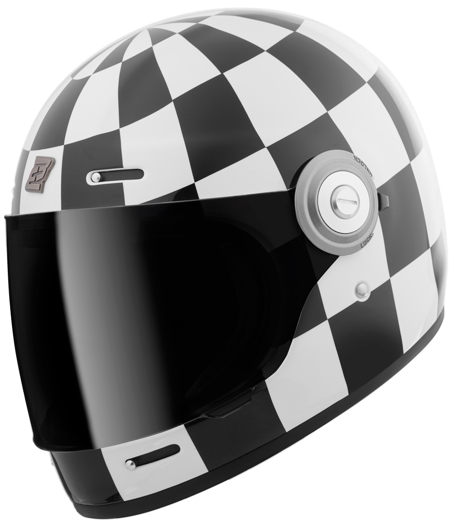 Bogotto V135 Diamante Helm- schwarz-weiss- Grsse XS- schwarz-weiss- Grsse XS Motorrad