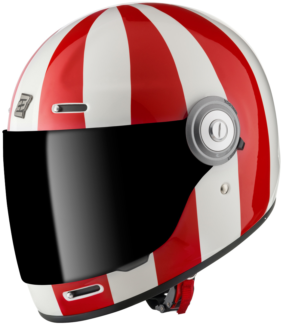 Bogotto V135 T-R3 Helm- weiss-rot- Grsse XS- weiss-rot- Grsse XS Motorrad