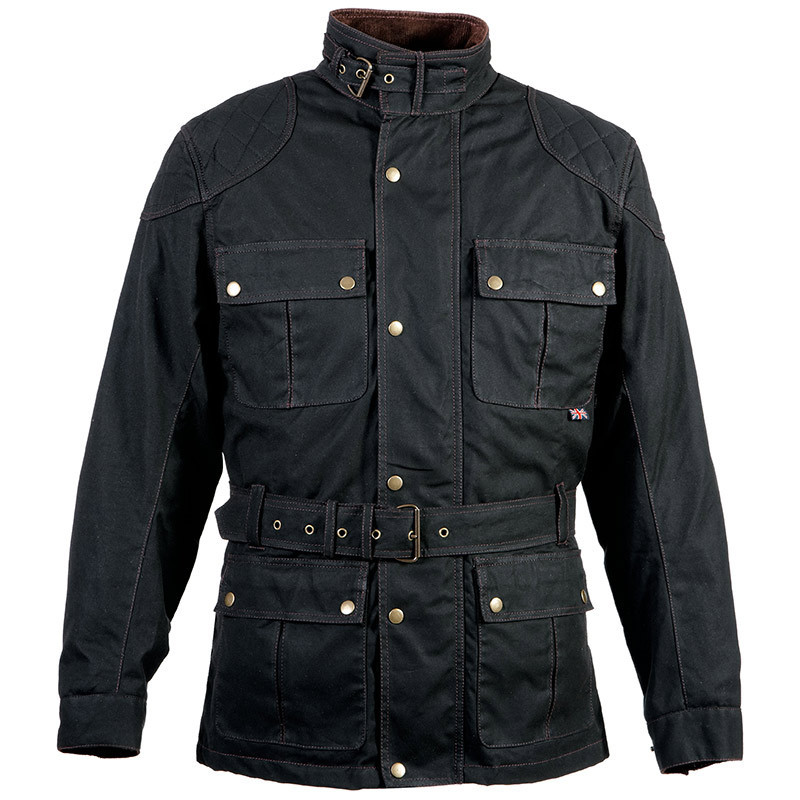 Bores Trophy Pro II Wachsjacke- schwarz- Grsse S- schwarz- Grsse S Motorrad