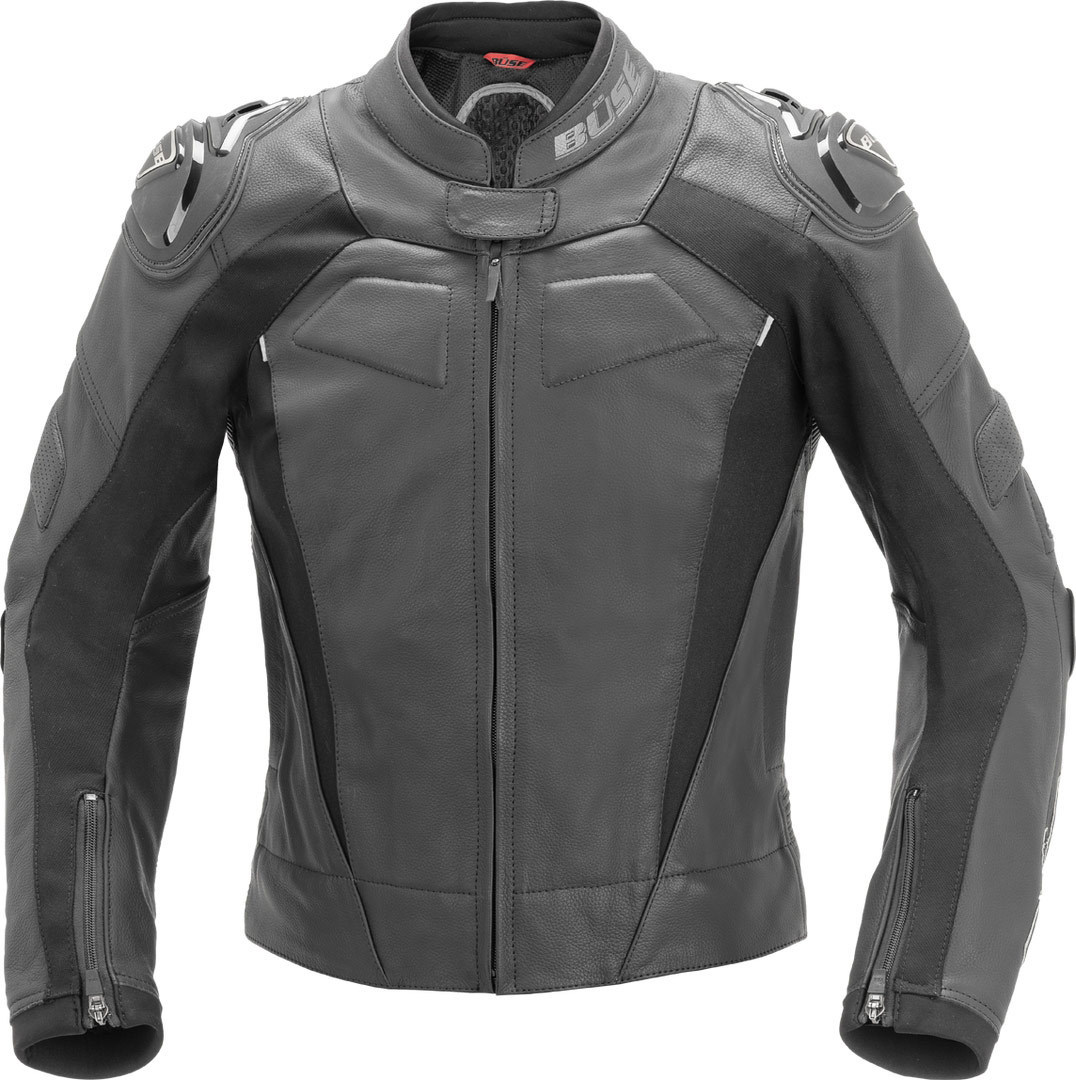 Bse Assen Damen Motorrad Lederjacke- schwarz- Grsse 34- schwarz- Grsse 34 Motorrad