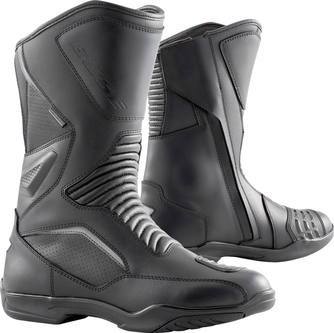 Bse B110 Motorradstiefel- schwarz- Grsse 44- schwarz- Grsse 44 Motorrad