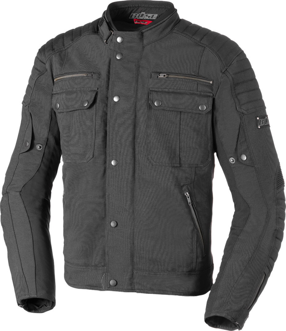 Bse Carson Motorrad Textiljacke- schwarz- Grsse S- schwarz- Grsse S Motorrad