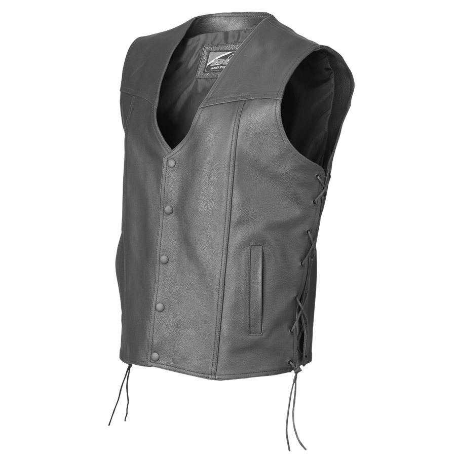 Bse Lederweste- schwarz- Grsse 4XL- schwarz- Grsse 4XL Motorrad