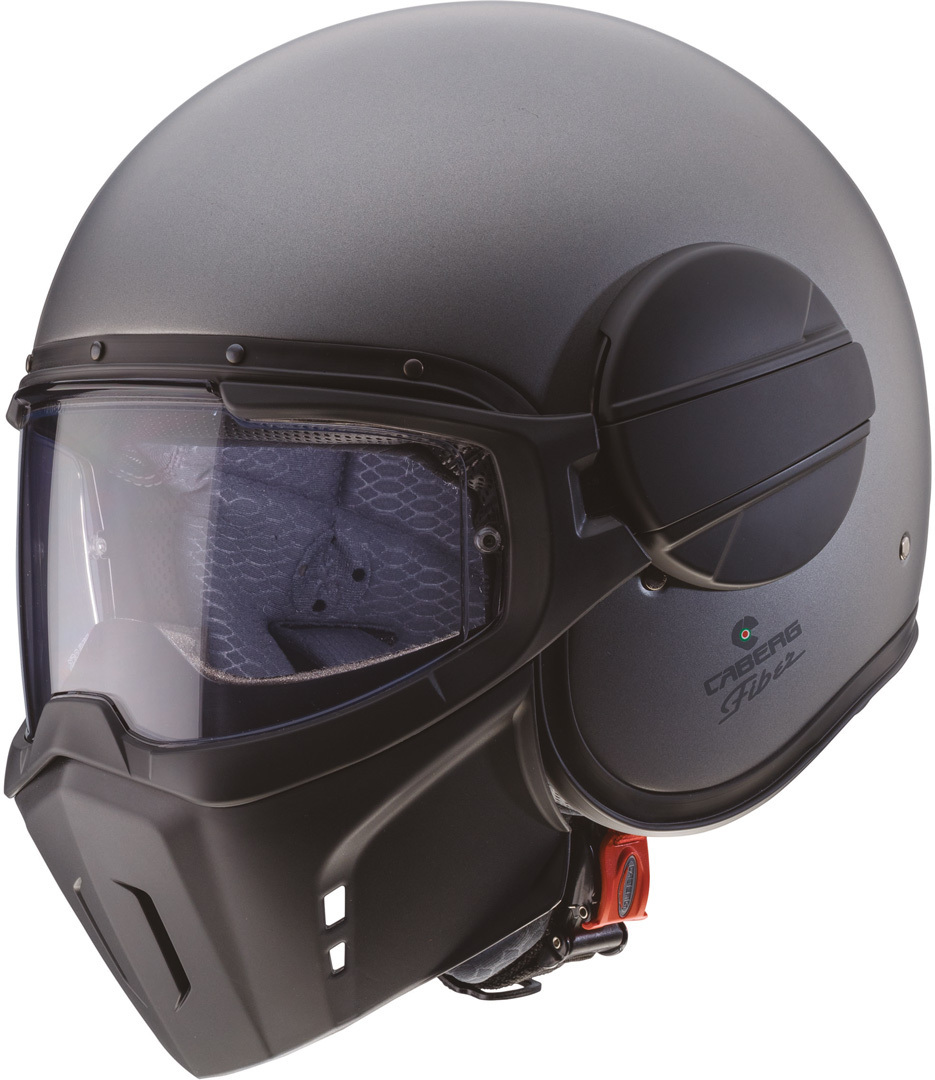 Caberg Ghost Helm- schwarz-grau- Grsse S- schwarz-grau- Grsse S Motorrad