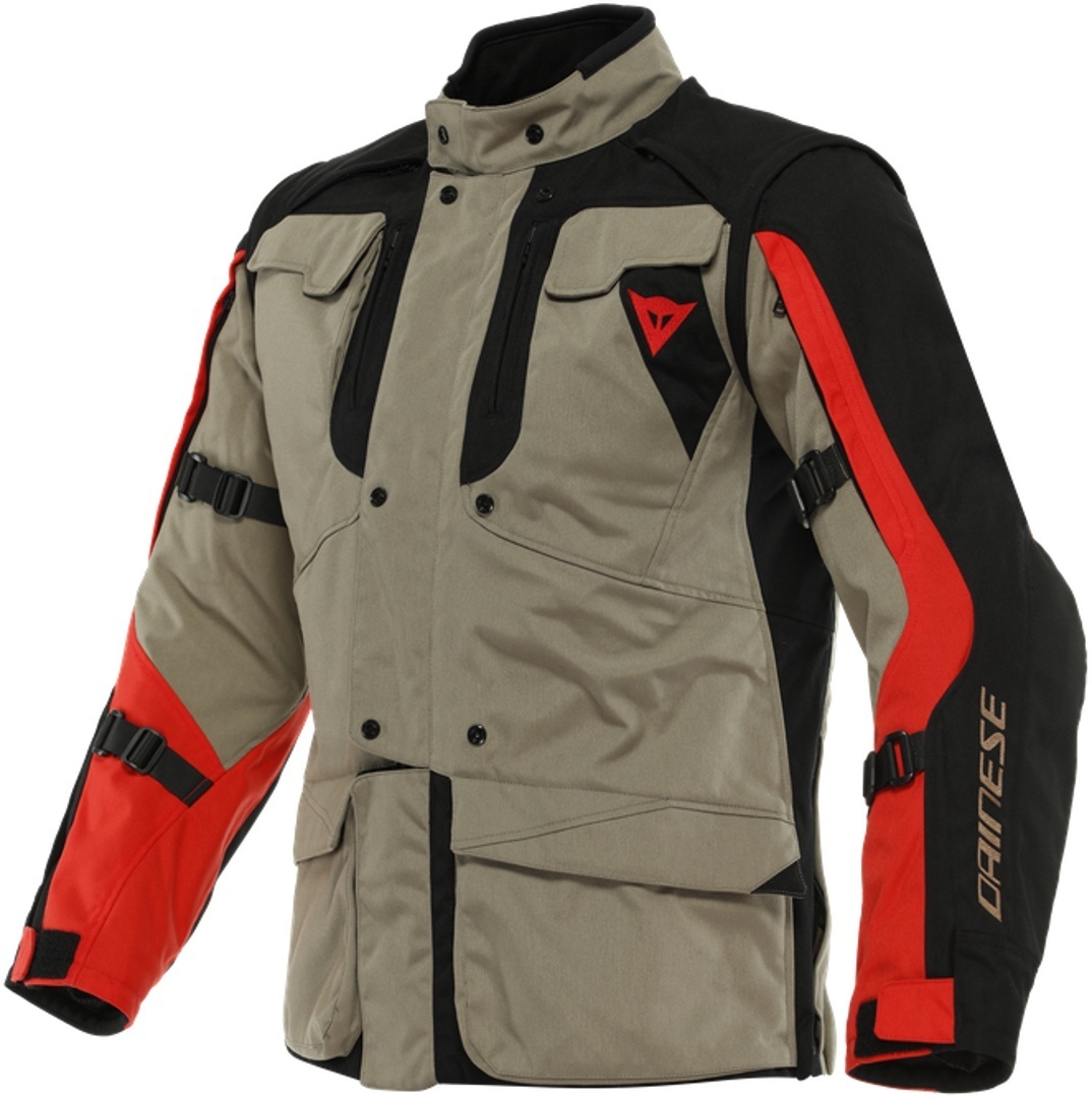 Dainese Alligator Tex Motorrad Textiljacke- schwarz-braun- Grsse 46- schwarz-braun- Grsse 46 Motorrad