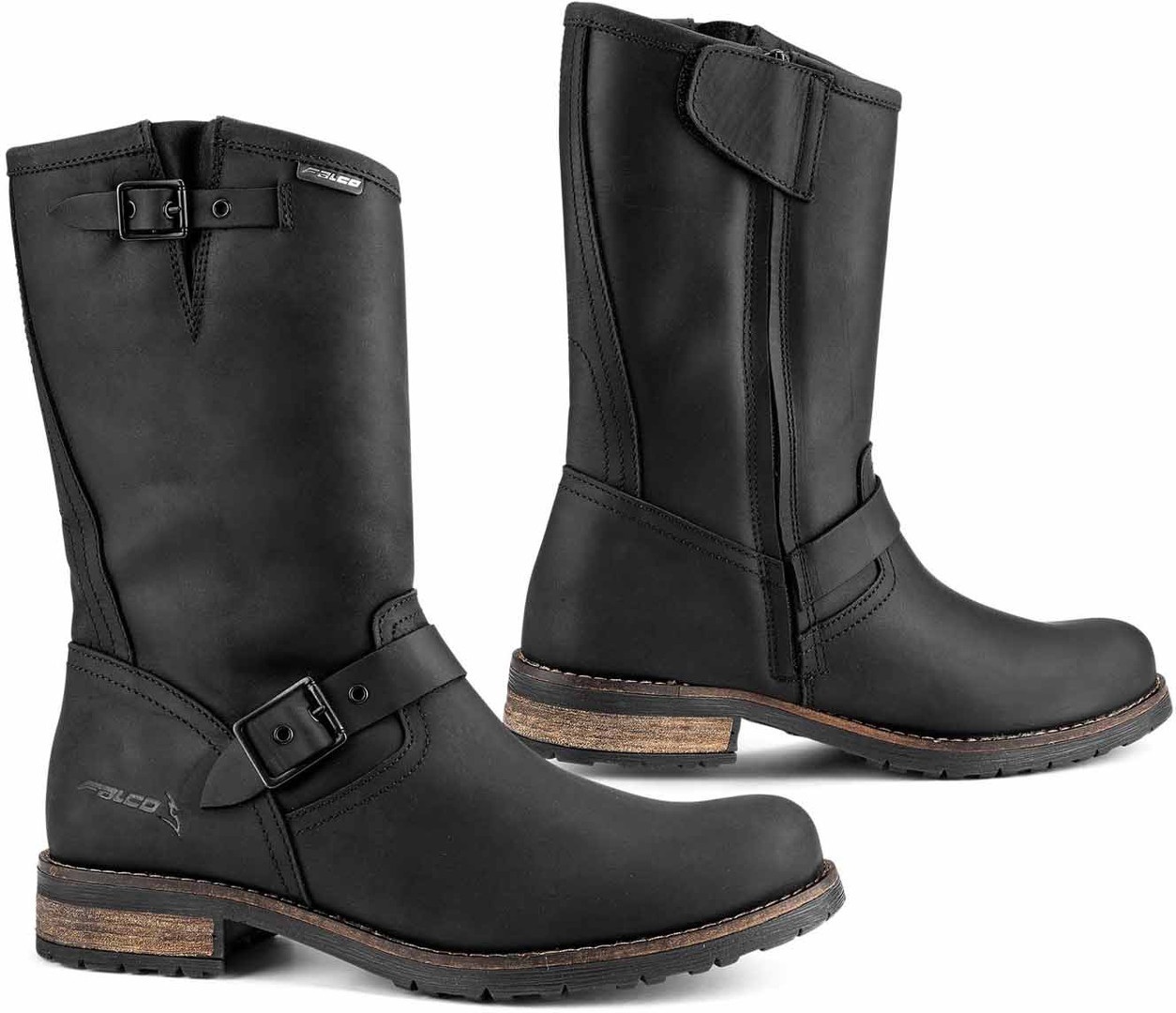 Falco Brave 2 Motorradstiefel- schwarz- Grsse 46- schwarz- Grsse 46 Motorrad