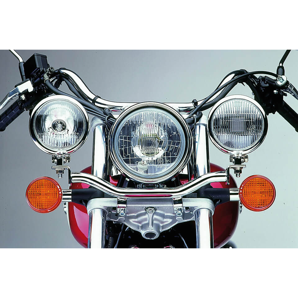 FEHLING Lampenhalter fr Zusatzscheinwerfer HONDA VT 125 Shadow- silber- silber Motorrad