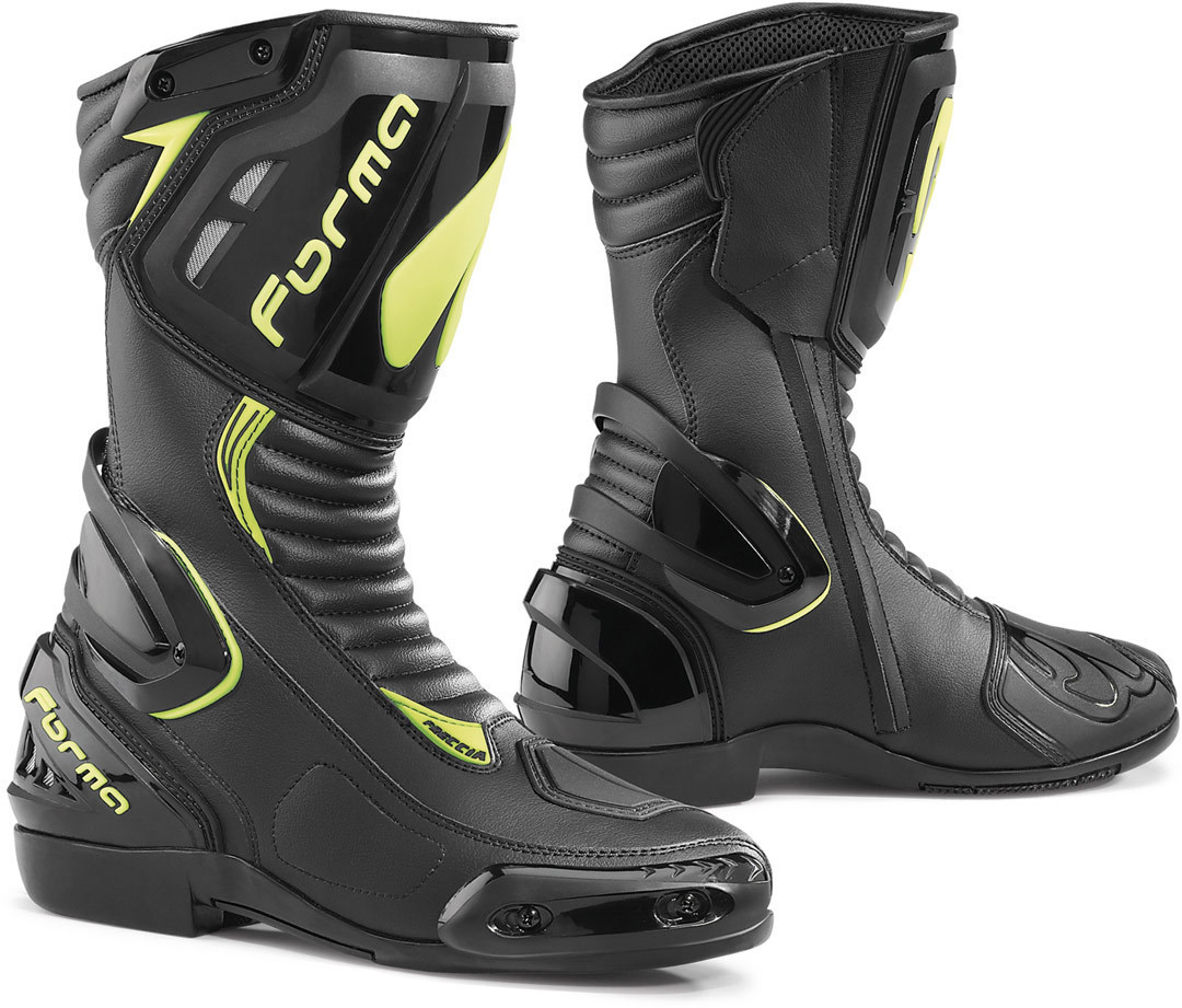 Forma Freccia Motorradstiefel- schwarz-gelb- Grsse 38- schwarz-gelb- Grsse 38 Motorrad