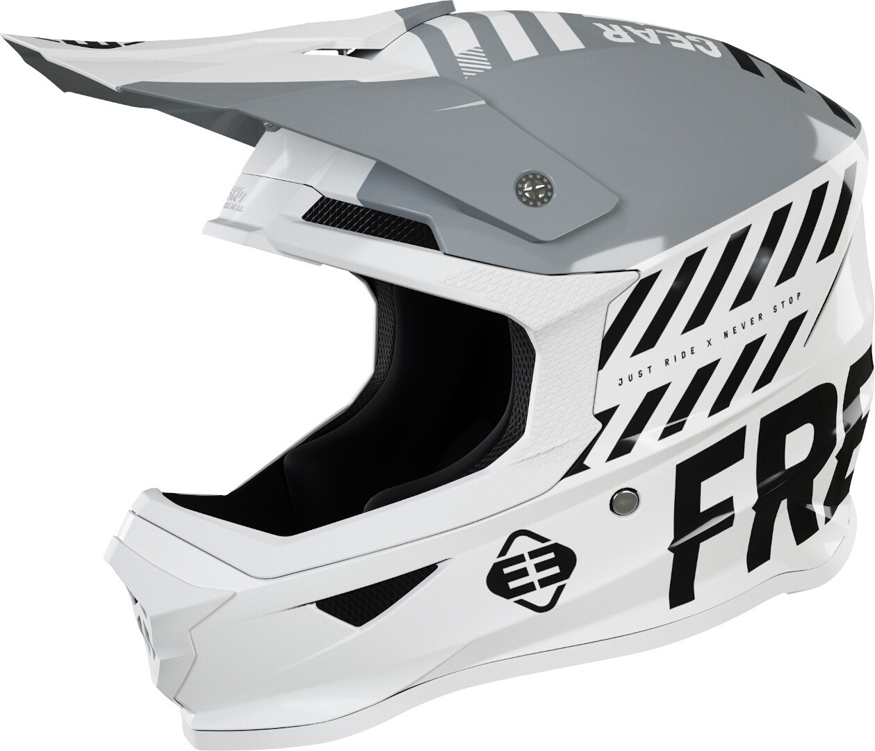 Freegun XP4 Danger Motocross Helm- schwarz-weiss- Grösse XS- schwarz-weiss- Grösse XS Motorrad