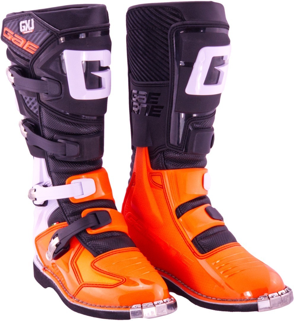 Gaerne GX-J Kinder Motocross Stiefel- schwarz-orange- Grsse 33- schwarz-orange- Grsse 33 Motorrad