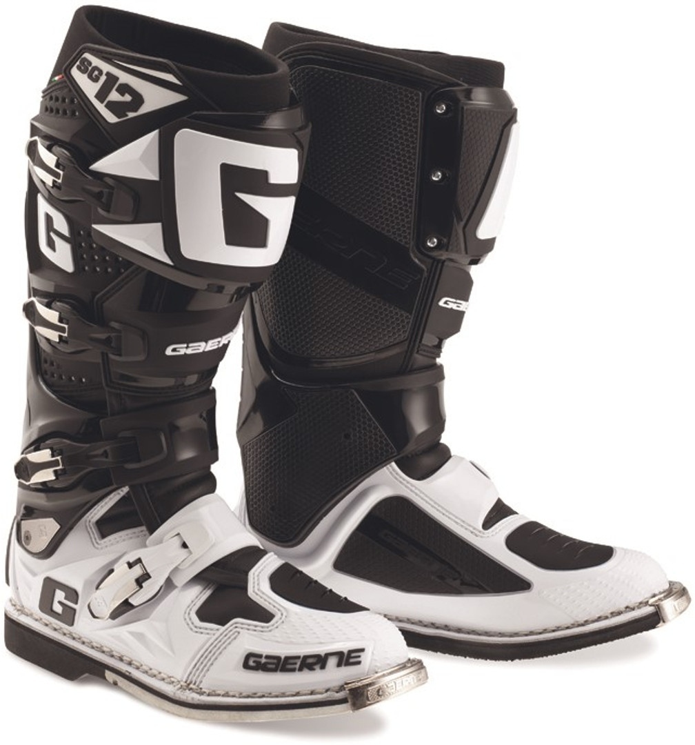 Gaerne SG-12 Limited Edition Motocross Stiefel- schwarz-weiss- Grsse 41- schwarz-weiss- Grsse 41 Motorrad