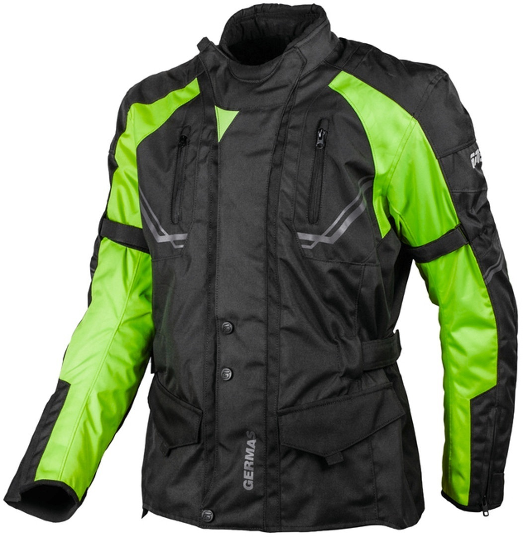 GMS Taylor Motorrad Textiljacke- schwarz-gelb- Grsse M- schwarz-gelb- Grsse M Motorrad