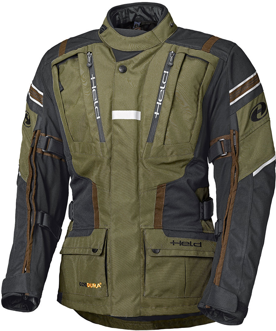 Held Hakuna II Motorrad Textiljacke- grn-braun- Grsse S- grn-braun- Grsse S Motorrad