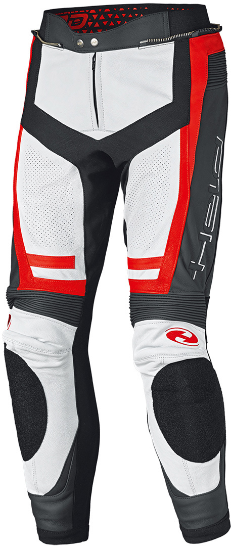 Held Rocket 3-0 Motorrad Lederhose- weiss-rot- Gr�sse 48- weiss-rot- Gr�sse 48 Motorrad