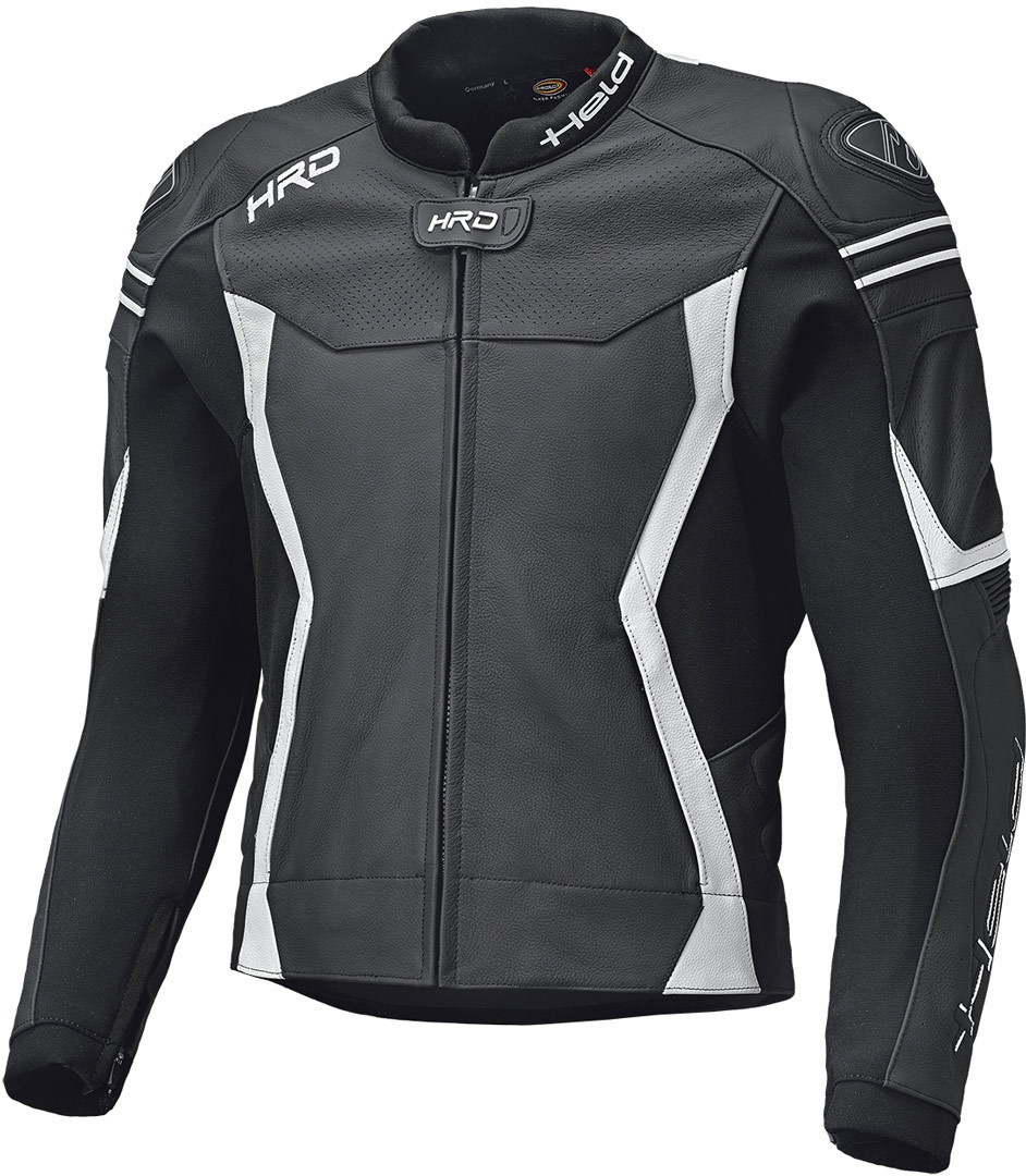 Held Street 3-0 Motorrad Lederjacke- schwarz-weiss- Grsse 48- schwarz-weiss- Grsse 48 Motorrad