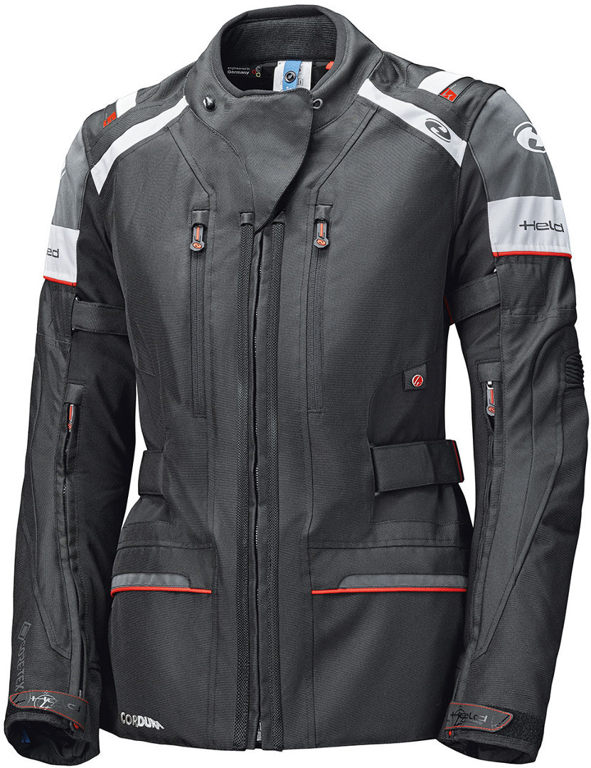Held Tivola ST Damen Motorrad Textiljacke- schwarz-weiss- Grsse 4XL- schwarz-weiss- Grsse 4XL Motorrad
