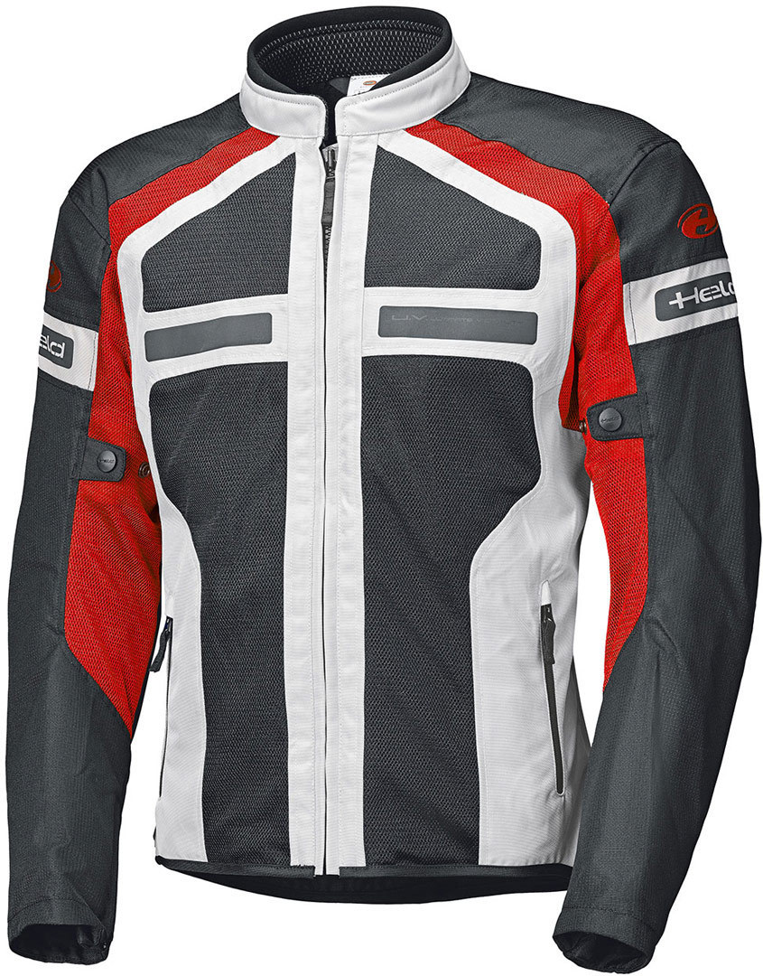 Held Tropic 3-0 Damen Motorrad Textiljacke- grau-rot- Grsse S- grau-rot- Grsse S Motorrad