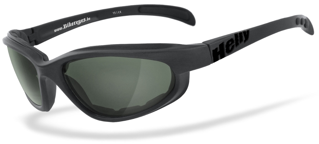 Helly Bikereyes Thunder 2 Polarisierend Sonnenbrille- schwarz-grau- schwarz-grau Motorrad