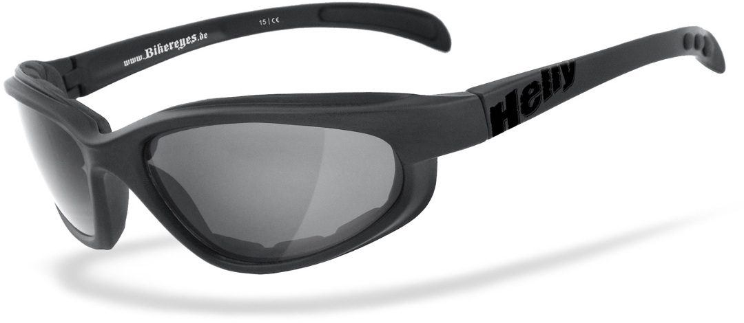 Helly Bikereyes Thunder 2 Selbsttönend Sonnenbrille, schwarz, schwarz Motorrad