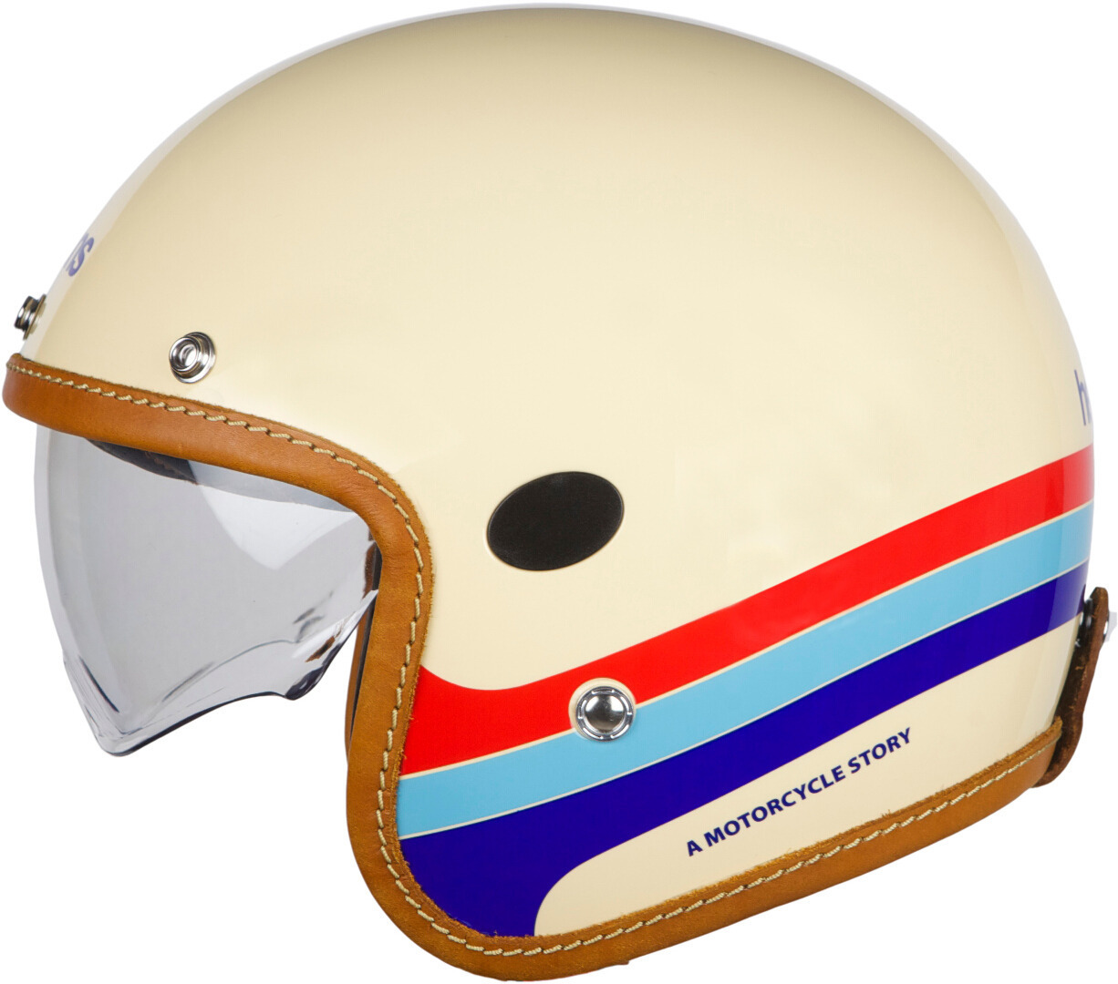 Helstons Mora Carbon Jethelm- beige- Grsse M- beige- Grsse M Motorrad