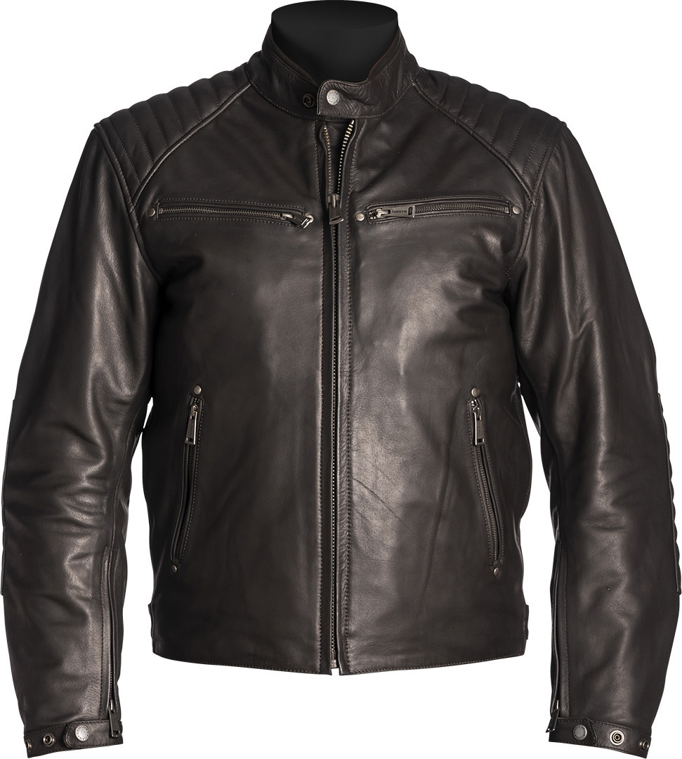 Helstons Rocket Motorrad Lederjacke- braun- Grsse S- braun- Grsse S Motorrad