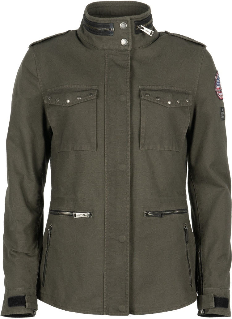 Helstons Tara Damen Motorrad Textiljacke- grn-braun- Grsse S- grn-braun- Grsse S Motorrad