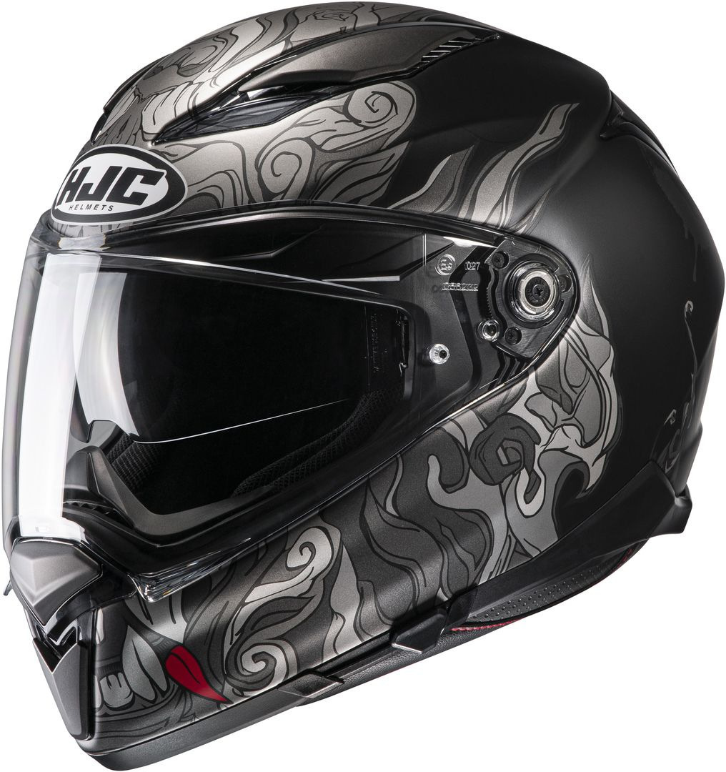 HJC F70 Spector Helm- schwarz-grau- Grsse S- schwarz-grau- Grsse S Motorrad