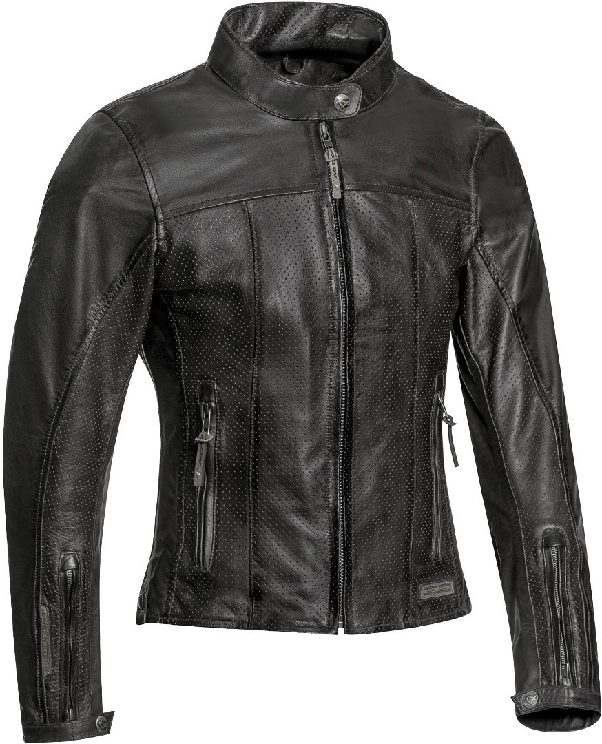 Ixon Crank Air Damen Jacke- schwarz- Grsse XS- schwarz- Grsse XS Motorrad
