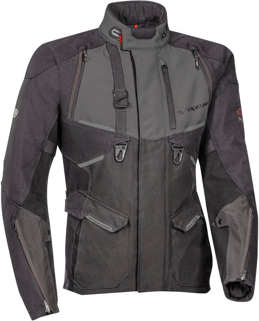 Ixon Eddas Motorrad Textiljacke- schwarz-grau- Grsse S- schwarz-grau- Grsse S Motorrad
