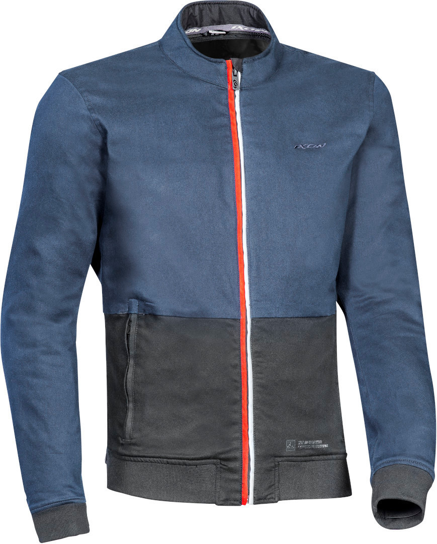 Ixon Fulham Motorrad Textiljacke- schwarz-blau- Grsse S- schwarz-blau- Grsse S Motorrad